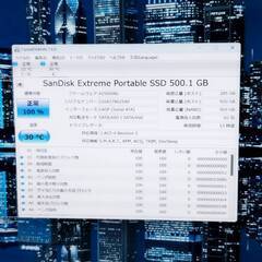 SanDisk Extreme ポータブルSSD (500GB)の画像
