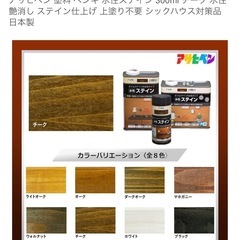 新品未開封✨️水性ステインの画像