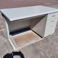 ジョインテックス　木製天板　片袖机　W1200『中古美品』