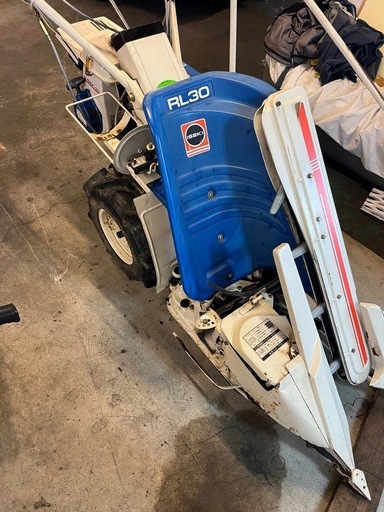 イセキRL30 1条刈　稲刈り機　キャブオーバーホール済み　中古　