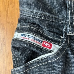 ニコルクラブ　デニムパンツ ジーンズ パッチワーク風 メンズの画像