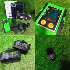 VOICE Model G3 3ライン グリーンレーザー 墨出し器 バッテリー2個付き【市川行徳店】【店頭取引限定】【中古】管理番号：ITCY7TY0FW42の画像