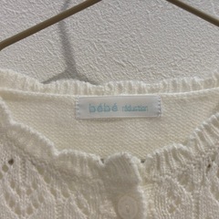 80〜90サイズ　bebe　ベビーカーディガンの画像