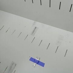 オカムラ　上３段両開き扉下４段ラテラル書庫　幅800『中古良品、小傷あり』の画像