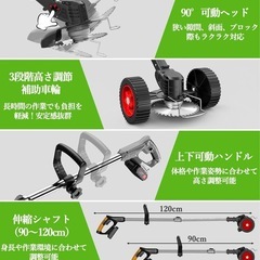  【新品】【バッテリー2個付き】草刈り機  の画像