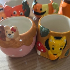 ハロウィン コップ 飾り物 7個セット おまけ2個の画像