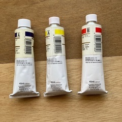 油絵の具　クサカベ　40ml 3本　　A&Bランクの画像
