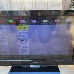 動作確認済！ 26インチ 液晶テレビ 東芝 2011年製 純正リモコン付の画像