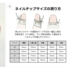未使用/ネイルチップ XSサイズの画像