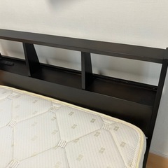【ベッドフレーム】ニトリ シングル コンセント2口の画像