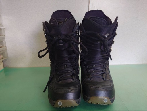 ● 5) BURTON HAIL inprint3 バートン スノーボードブーツ ブラック 27cm 中古 ①