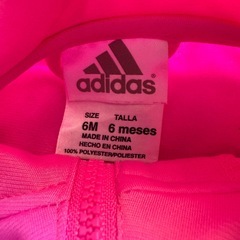 adidas ベビー服　6M パーカー 中古　の画像