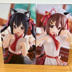けいおん フィギュア2体セットの画像