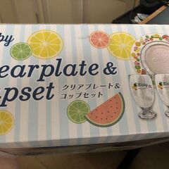 【未使用】カービィ クリアプレート＆コップセットの画像