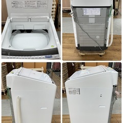 R513 ☀️ ジモティー限定特別価格！ HITACHI 洗濯乾燥機 （洗濯：8.0㎏ 乾燥：4.5㎏）18年製 BW-DV80C ⭐ 動作確認済 ⭐ クリーニング済の画像