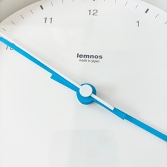 レムノス 時計　
掛け置き アナログ 電波時計 ミズイロ アルミ ホワイト MIZUIRO LC07-06 WH Lemnosの画像