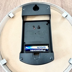 レムノス 時計　
掛け置き アナログ 電波時計 ミズイロ アルミ ホワイト MIZUIRO LC07-06 WH Lemnosの画像
