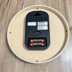 レムノス 時計　電波時計 Lemnos Plywood clock プライウッド クロック 掛け時計 LC22-02Wの画像