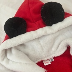 ミッキーのサンタ服の画像