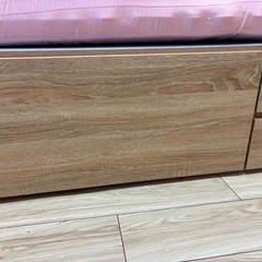 収納付きシングルベッドの画像