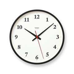レムノス 時計　電波時計 Lemnos Plywood clock プライウッド クロック 掛け時計 LC22-02Wの画像