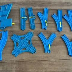 プラレール　特殊レールセット　ターンアウトレール他の画像