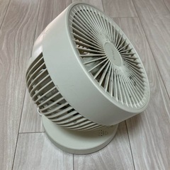 QUADS リモコン付衣類乾燥3Dサーキュレーター アイボリー QS404-IVの画像