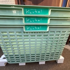 40×60×34 大型バスケット 収納ボックス 3個