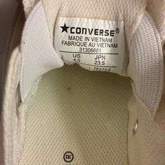 【９月末取消】ALL STAR ホワイトキャンバススニーカーの画像