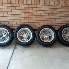 ★希少★【ヴォクー】トヨタ純正アルミホイール １９５／６５Ｒ１５【YOKOHAMAタイヤ】の画像
