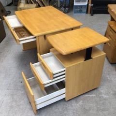 【中古品】木製学習机セットの画像