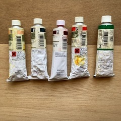 油絵の具　クサカベ　40ml 5本 A及びＢ及びＧランクの画像
