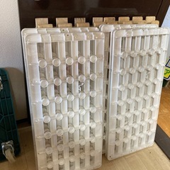 無料　未使用 ニトリ 8枚 すのこ　木製　簀子　4枚の画像