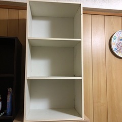 三段カラーボックス、三段衣装ケースその他の画像