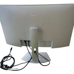 DELL ディスプレイ モニター 液晶 Flat Panel Monitor S3221QS 31.5インチ 4K HDR対応 大型曲面モニター 状態良好！の画像