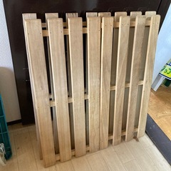 無料 ニトリ プラスティック簀子、未使用、木製すのこセットの画像