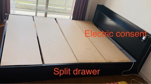 クインサイズベッドふれフレーム