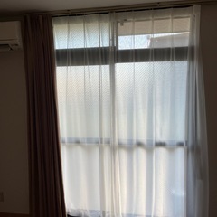 カーテン　　遮光　レース付きの画像