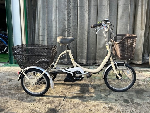 No.524 ヤマハ 大人用三輪車 PASワゴン PA16W 内装3段変速 前18インチ 後16インチ パスワゴン 三輪自転車