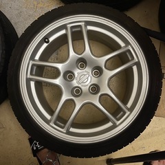 R33 GTR 純正ホイール　17インチ　9j +30 114.3 5hの画像