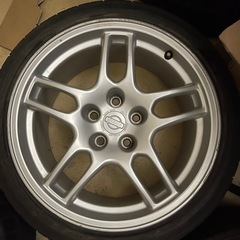 R33 GTR 純正ホイール　17インチ　9j +30 114.3 5hの画像