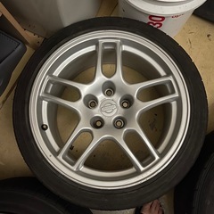 R33 GTR 純正ホイール　17インチ　9j +30 114.3 5hの画像