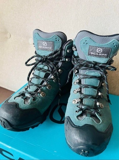 SCARPA 登山靴 ターコイズ　サイズ39 スカルパ　25.5cm