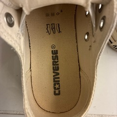 【９月末取消】ALL STAR ホワイト スリッポンスニーカーの画像