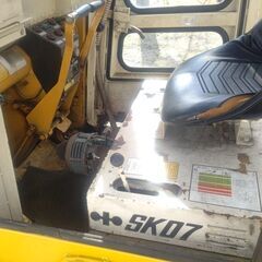 札幌発 コマツ SK07-2 タイヤショベル ディーゼル 4WD ボブキャット ジョブサン 除雪 排雪の画像