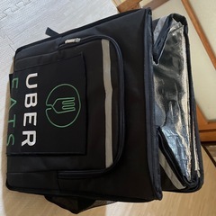 Uber Eats 保冷バックパック ブラックの画像