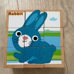 【木製積み木パズル】の画像