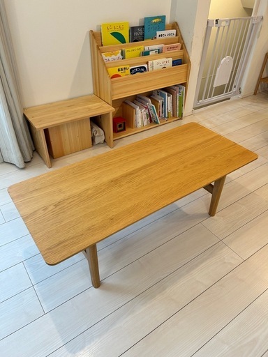 【美品】unico LOM ローテーブル W1150