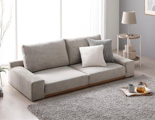 美品　　ベージュ　ソファ　2人がけ