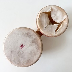 木製ボンゴ　KPパーカッション楽器の画像